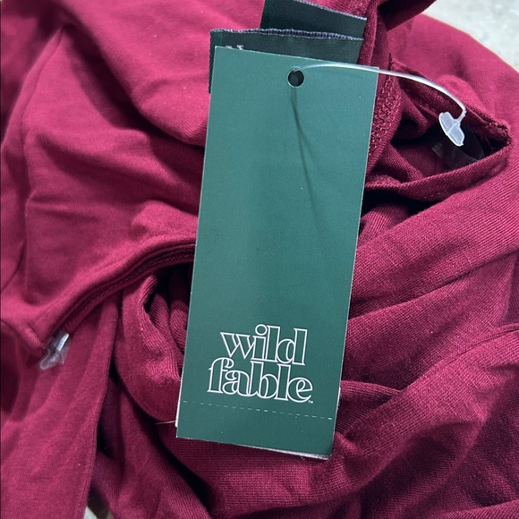 Wild Fable Red Ribbed Bodycon Maxi Dress - Picture 3 of 4